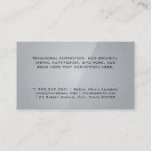 Carte De Visite Logo de la maison de marionnettes | Chien Groomer (Dos)