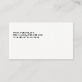 Carte De Visite Logo de la maison de marteau | Réparateur | Code Q (Dos)