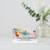 Carte De Visite Logo de la maison de ménage et fournitures de nett (Debout devant)