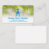 Carte De Visite Logo de la maison du Spray de nettoyage | Feuilles (Devant / Derrière)