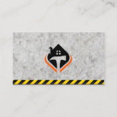 Carte De Visite Logo de la maison Hammer | Construction (Dos)