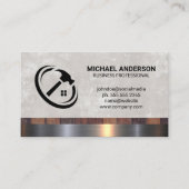 Carte De Visite Logo de la maison Hammer | Matériel de constructio (Devant)