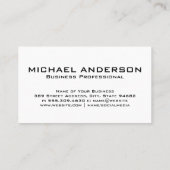 Carte De Visite Logo de la maison immobilière | Or métallique (Dos)