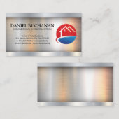 Carte De Visite Logo de la maison | Métallurgique (Devant / Derrière)