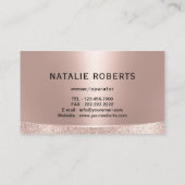 Carte De Visite Logo de la maison Nettoyage à domicile Service de  (Dos)