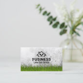 Carte De Visite Logo de la maison professionnelle d'entretien de l (Debout devant)