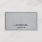 Carte De Visite Logo de la Maison | Rouge Bleu (Dos)