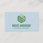 Carte De Visite Logo de la nature | Jardin paysager (Devant)