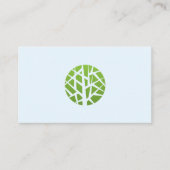 Carte De Visite Logo de la nature | Logo moderne stylisé (Devant)