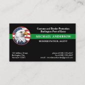 Carte De Visite Logo de la Police militaire fédérale de la patroui (Devant)