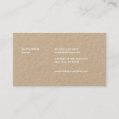 Carte De Visite Logo de la rivière Winon Horizon Nature (Dos)