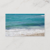 Carte De Visite Logo de la scène de la mer des Caraïbes (Dos)