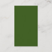 Carte de visite Logo de la société de lutte antipa (Dos)