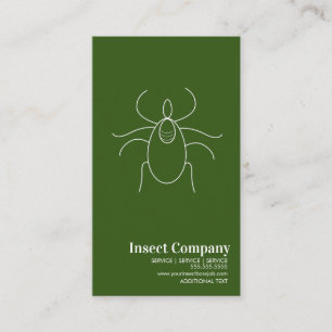 Carte de visite Logo de la société de lutte antipa