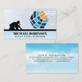 Carte De Visite Logo de la société Solar Tech | Technicien sur toi (Devant / Derrière)