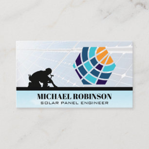 Carte De Visite Logo de la société Solar Tech   Technicien sur toi