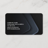 Carte De Visite Logo de la technologie moderne | Entreprise Slek (Dos)