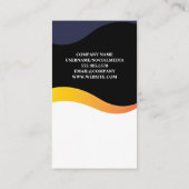 Carte De Visite Logo de la technologie moderne | Technologie (Dos)