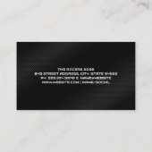 Carte De Visite Logo de la voiture de sport (Dos)