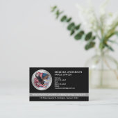 Carte De Visite Logo de l'agent de correction pénitentiaire (Debout devant)