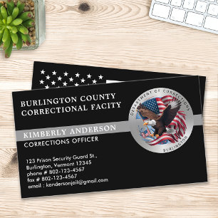 Carte De Visite Logo de l'agent de correction sur mesure