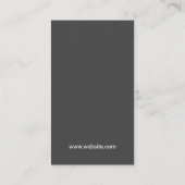 Carte De Visite Logo de l'ampoule (Dos)