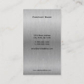 Carte De Visite Logo de l'ampoule lumineuse (Dos)