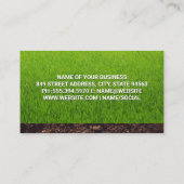 Carte De Visite Logo de l'arbre d'or | Grass et Dirt (Dos)