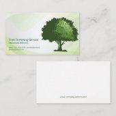 Carte De Visite Logo de l'arbre | Nature | Paysage (Devant / Derrière)