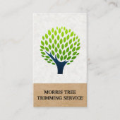 Carte De Visite Logo de l'arbre | Paysage (Devant)