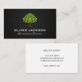 Carte De Visite Logo de l'arbre | Paysage (Devant / Derrière)