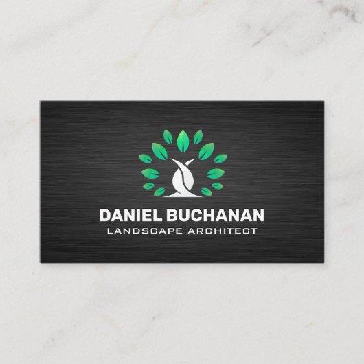 Carte De Visite Logo de l'arbre stylisé (Devant)