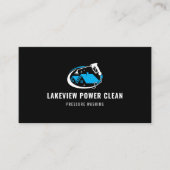 Carte De Visite Logo de lavage de pression moderne (Devant)