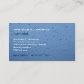 Carte De Visite Logo de lavage de pression professionnel (Dos)