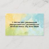 Carte De Visite Logo de lavage de voiture | Bouteille Spray | Auto (Dos)