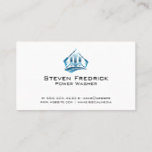 Carte De Visite Logo de lavage sous pression | Les soap-sons (Dos)