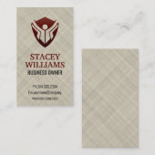 Carte De Visite Logo de l'éducation (Devant / Derrière)