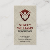 Carte De Visite Logo de l'éducation (Devant)