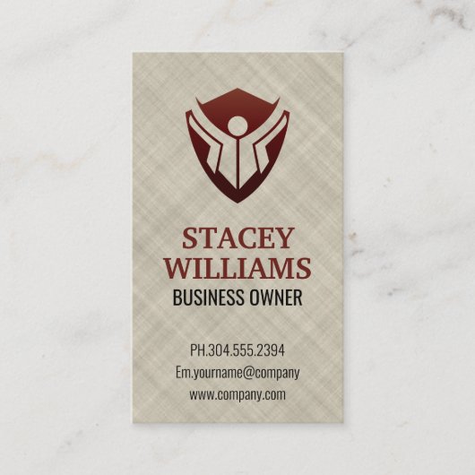 Carte De Visite Logo de l'éducation (Devant)