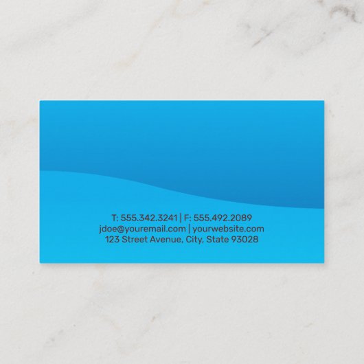 Carte De Visite Logo de l'éducation (Dos)