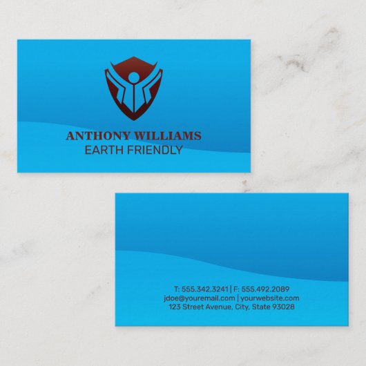 Carte De Visite Logo de l'éducation (Devant / Derrière)