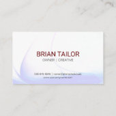 Carte De Visite Logo de l'éducation (Dos)