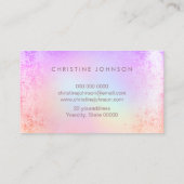 Carte De Visite logo de l'empreinte de patte (Dos)