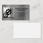 Carte De Visite Logo de l'engrenage à clé | Appliances (Devant / Derrière)