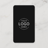 Carte De Visite Logo de l'entreprise Code QR Commentaires Réseaux (Dos)