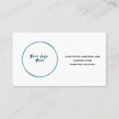 Carte De Visite Logo de l'entreprise commerciale (Devant)