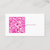 Carte De Visite Logo de l'entreprise de ballons | Code QR (Dos)