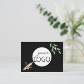 Carte De Visite Logo de l'entreprise de boulangerie de post-soins (Debout devant)