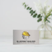 Carte De Visite Logo de l'entreprise de construction | Arrière - p (Debout devant)