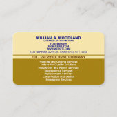 Carte De Visite Logo de l'entreprise de CVC, slogans et code QR |  (Dos)